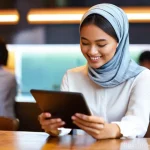 리마케팅을 통한 전환율 증대 방법 - **Prompt 1: AI-Powered Personalized Remarketing Engagement**
"A candid, realistic shot of a youn...