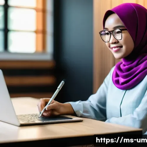 Home 7 전환율 향상을 위한 콘텐츠 전략 - **Prompt:** A young Malay content creator, a woman in her late 20s, with a thoughtful expression, we...